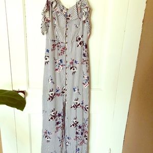Floral Striped Maxi from Maurices. NWOT
